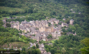 Vue générale de Conques