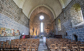 Intérieur de la domerie d'Aubrac