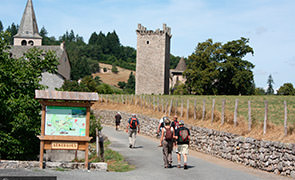 Arrivée à Sénergues