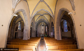 Intérieur de l’église de Sénergues
