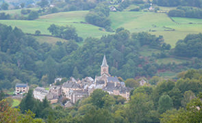 Vue d’Espeyrac depuis Falguières